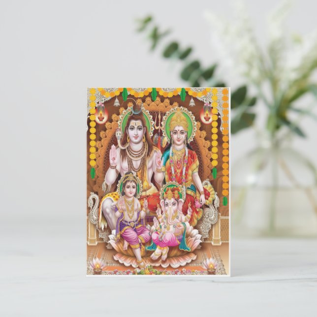 Premium Satin Photo Paper Photo Enlargement Postcard (Standing Front)