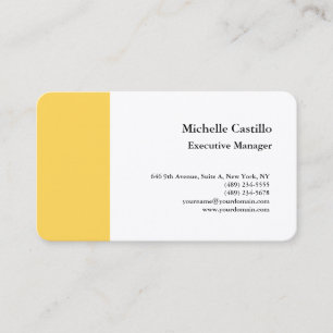 Premium Silk Plain Professional Minimalist Business Card