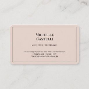 Premium Silk Professional Unique Classical Simple Business Card