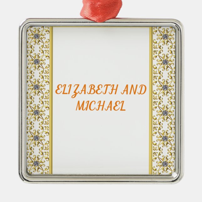 Premium Square Ornament (Front)