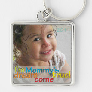 Premium Square Photo Keychain