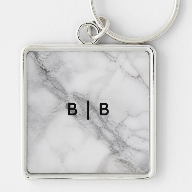 Premium Square, Small Key Ring (Front)