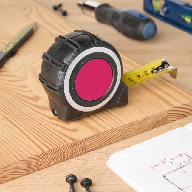 Premium Tape Measure | Bold Magenta | Gift Tool 1 (Woodwork)