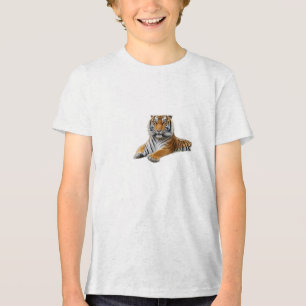 Premium Tiger Landing Page UI/UX Design in High Qu Tri-Blend Shirt