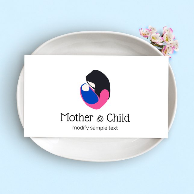 Prenatal Birthing Doula Logo Business Card (Creator Uploaded)