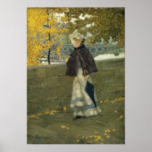 Prendergast - Along The Seine 1894 Poster