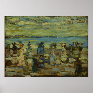 Prendergast - Beach Scene Poster