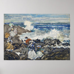 Prendergast - Rocks Waves And Figures Poster