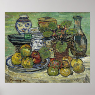 Prendergast - Still Life With Apples Poster
