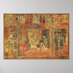 Prendergast - Street Scene 1894 Poster