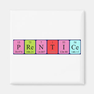 Prentice periodic table name magnet