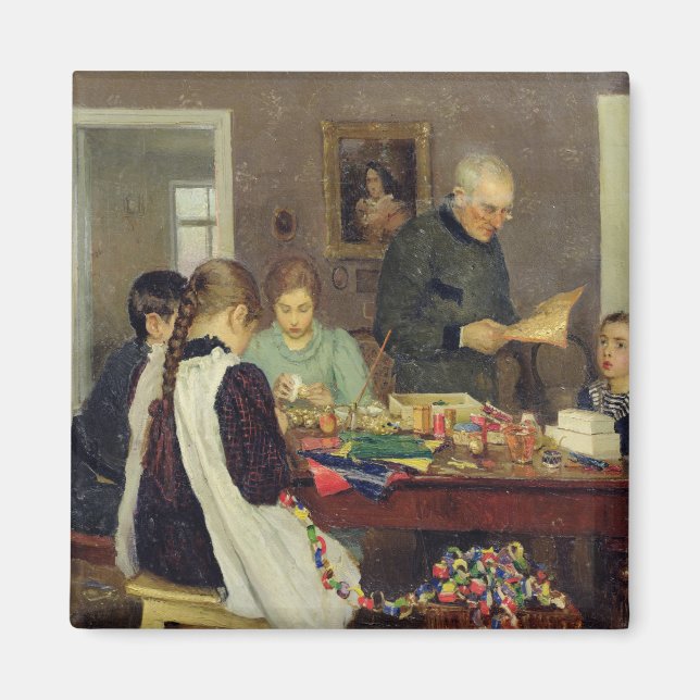 Preparation for Christmas, 1896 Magnet (Front)
