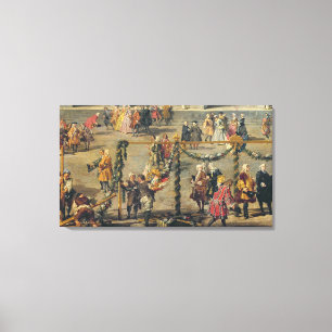 Preparation For the Firework Display Canvas Print