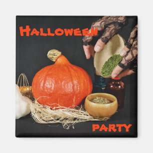 Preparations for Halloween souvenir Magnet