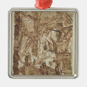 Preparatory drawing for plate number VIII Metal Tree Decoration