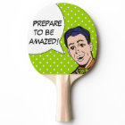 Prepare to be Amazed Comic Book Ping Pong Paddle