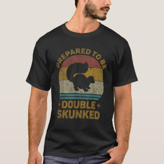 Prepared To Be Double Skunked Vintage Cribbage Boa T-Shirt
