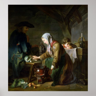 Preparing a Meal Poster