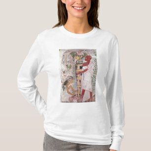 Preparing a mummy for a purification ceremony T-Shirt