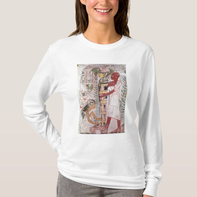 Preparing a mummy for a purification ceremony T-Shirt (Front)