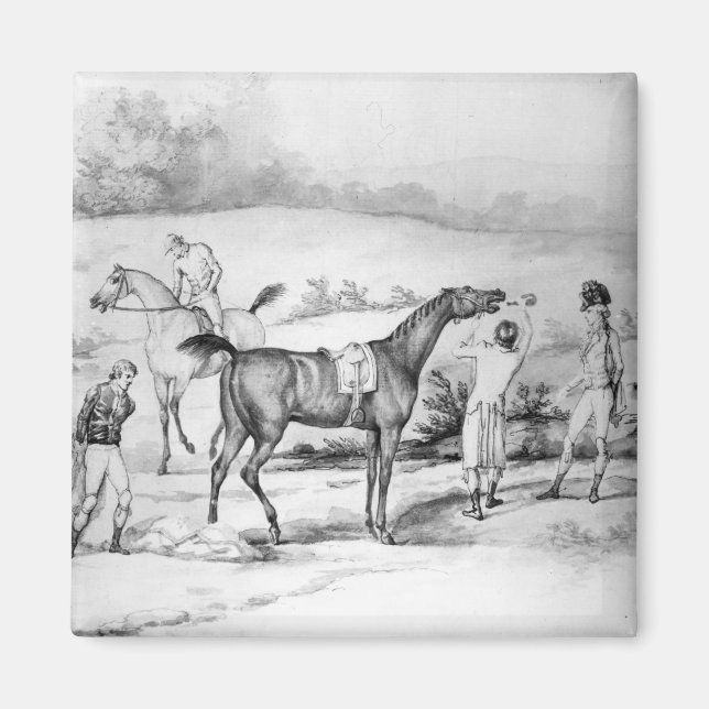 Preparing for a Race Magnet (Front)