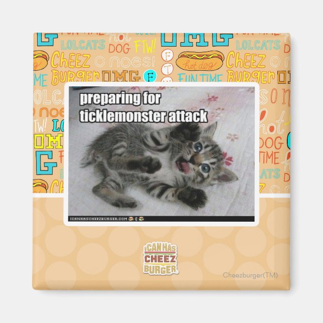 Preparing For Ticklemonster Attack Magnet (Front)
