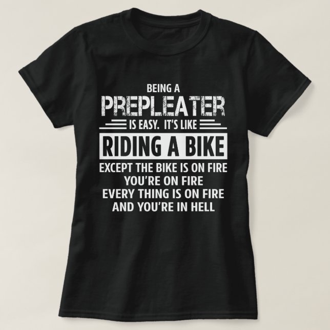 Prepleater T-Shirt (Design Front)