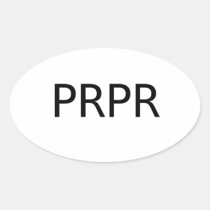 PREPPER Decal Oval Sticker