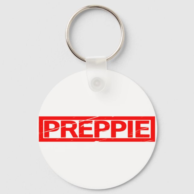Preppie Stamp Key Ring (Front)