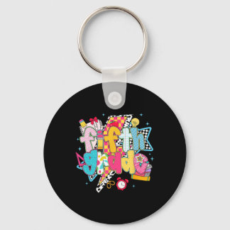 Preppy 5th Grade Dream Team Ck To School Teachers Key Ring