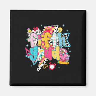 Preppy 5th Grade Dream Team Ck To School Teachers Magnet