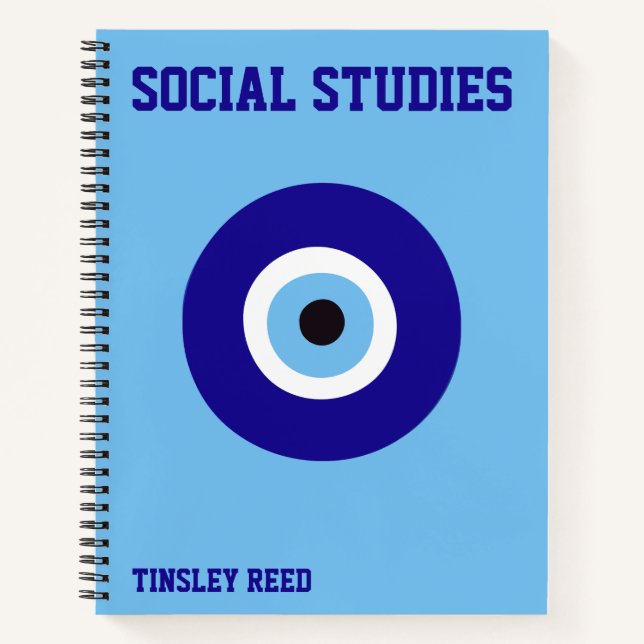 Preppy Aesthetic Notebook (Front)