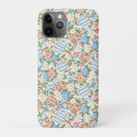 Preppy Blue Floral Pickleball Player Gift