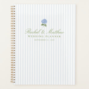 Preppy Blue Hydrangea Wedding Planner