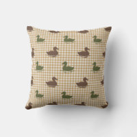 Preppy Boys Duck & Gingham Brown Army Green Khaki
