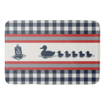 Preppy Boys Duck & Gingham-  Navy Red 
