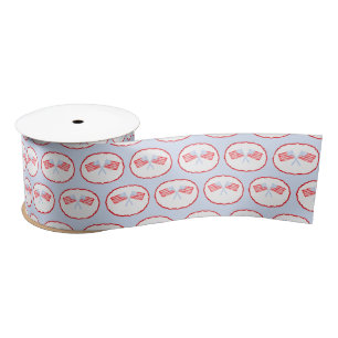 Preppy Boys Red White & Two Patriotic Birthday Satin Ribbon