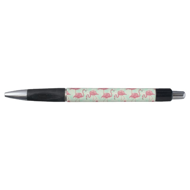 Preppy Chic Elegant Pink Flamingo Pattern (Front)