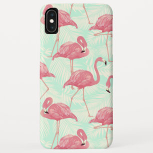 Preppy Chic Elegant Pink Flamingo Pattern Case-Mate iPhone Case