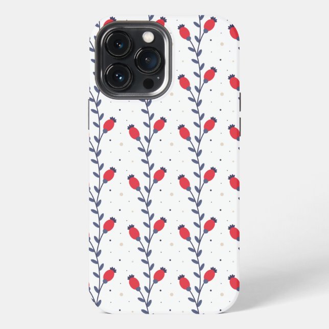 Preppy Chic Elegant Trendy Pattern iPhone Case (Back)