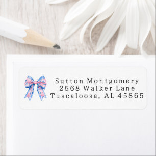 Preppy Chinoiserie Christmas Coquette Address