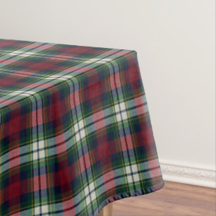 Preppy Christmas Plaid Tablecloth