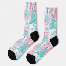 Preppy Christmas socks