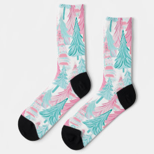 Preppy Christmas socks