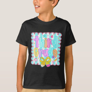 Preppy Ck To School Third 3rd Grade Teacher Studen T-Shirt