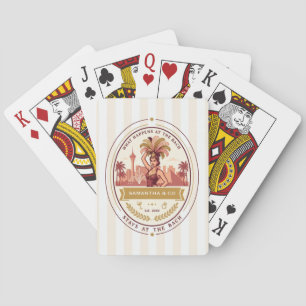 Preppy Club Bach Las Vegas Bachelorette Playing Cards
