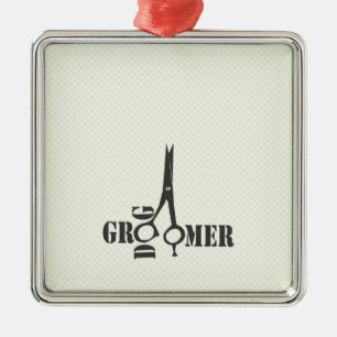 Preppy Cool  Pet Stylist Groomer Appreciation Metal Tree Decoration