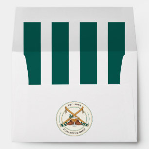 Preppy Country Club Bachelorette Apres-ski Envelope