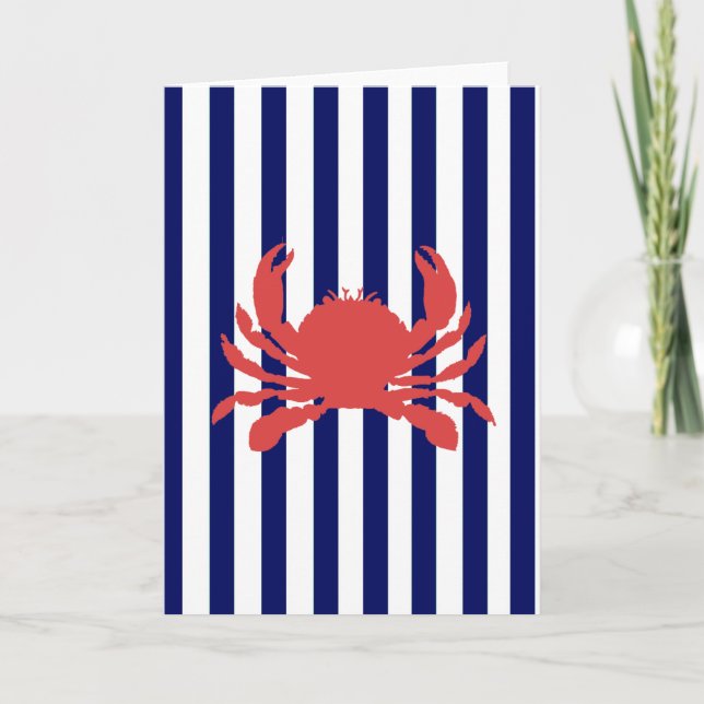 Preppy Crab Card (Front)