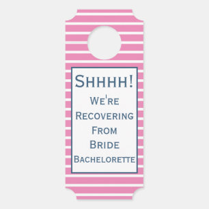 Preppy Door Hanger For Bachelorette Party